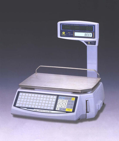 Atron LS-100F Standalone Price Computing Label Printing Scale, NO Display Pole