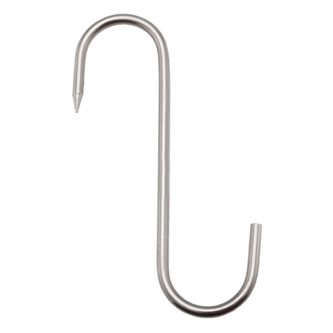 Libertyware MH166 Stainless Steel Meat Hook, 6" x 1/4"
