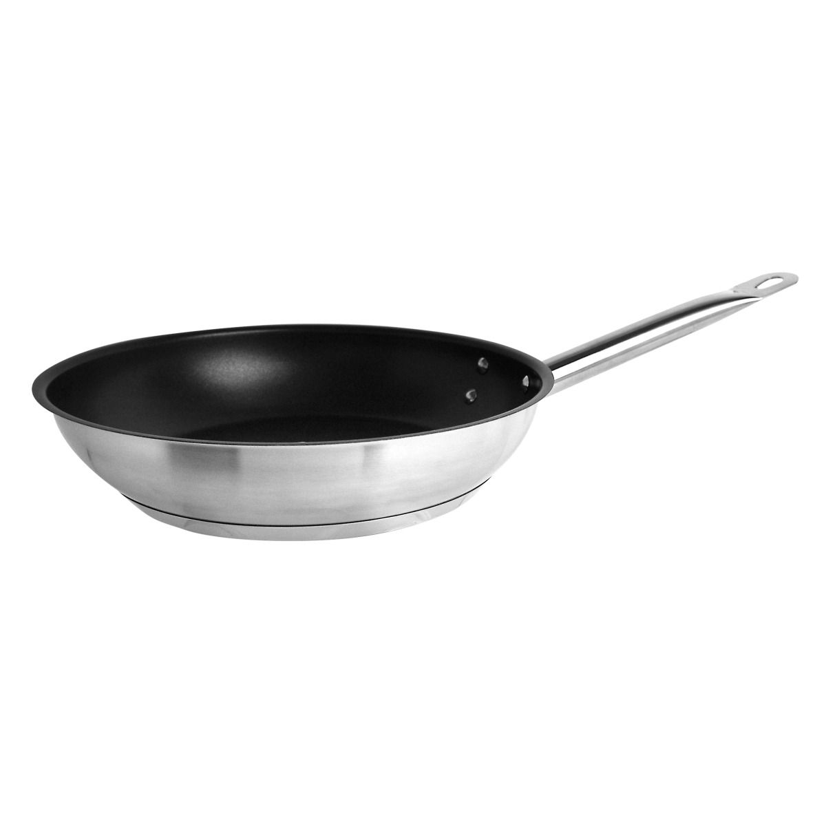 Thunder Group SLSFP4109 9.5" Quantum II Round Stainless Steel Fry Pan