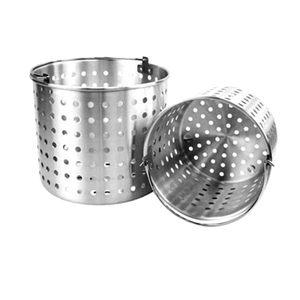 Thunder Group ALSKBK002 Steamer Basket Aluminum Fits 16qt Pot