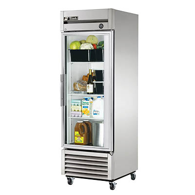 One-Section Reach-In Refrigerator with (1) Glass Swing Door
