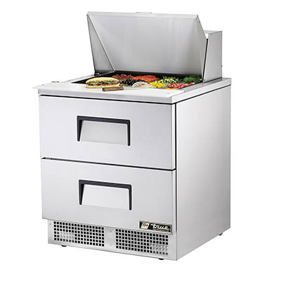  One-Section Refrigerated Sandwich/Salad Unit, Self-Contained