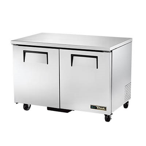 Two Section Undercounter Freezer, -10° F, 1/2 HP, 115v/60/1-ph