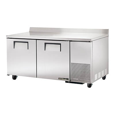 Deep Work Top Refrigerator, Two-Section, 1/10 HP, 115v/60/1-ph