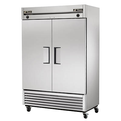 Two-Section Refrigerator/Freezer Reach-in with (2) Stainless Steel Doors