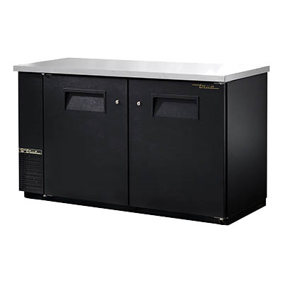 Two-Section Back Bar Cooler with (3) 1/2 Keg Capacity