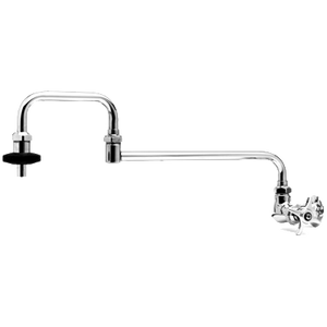 T&S B-0592 18" Wall Mounted Pot Filler Faucet with Single Control Faucet