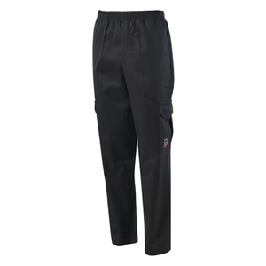Winco UNF-11KXXL Cargo Chef Pants, Straight Leg, with Elastic Waistband, Extra Extra Large