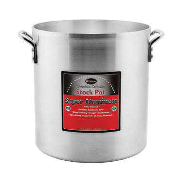 Winco AXHH-12 Aluminum Stock Pot 12qt